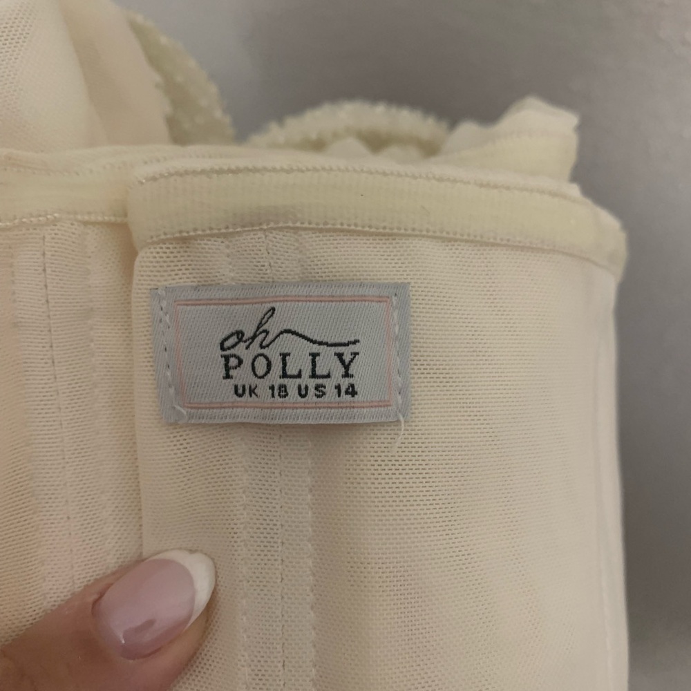 Oh Polly “Sterling” Embellished Draped Corset Top - Picture 4 of 4